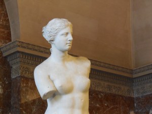 At the Louvre, the Venus de Milo